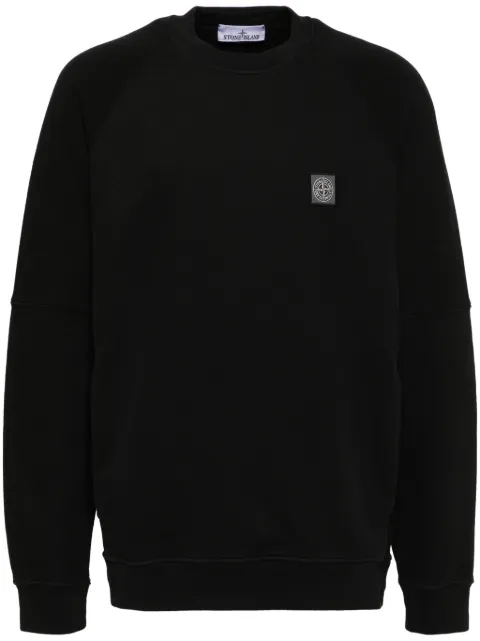 Stone Island logo-patched sweatshirt