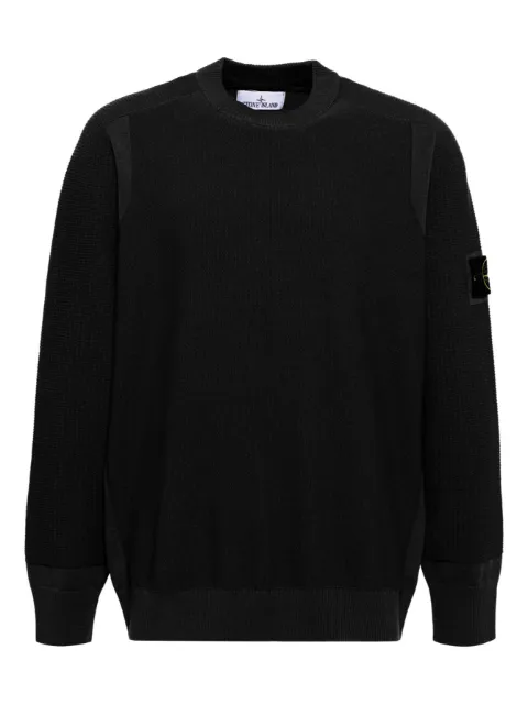 Stone Island sudadera con parche del logo