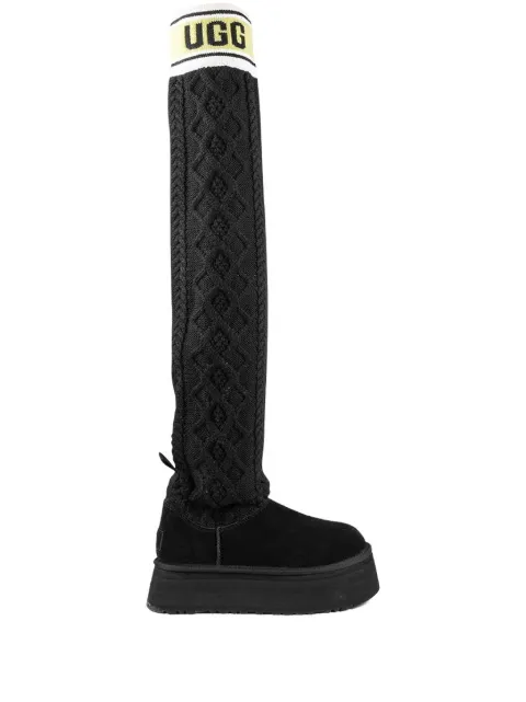 UGG Classic Sweater Letter "Black" boots