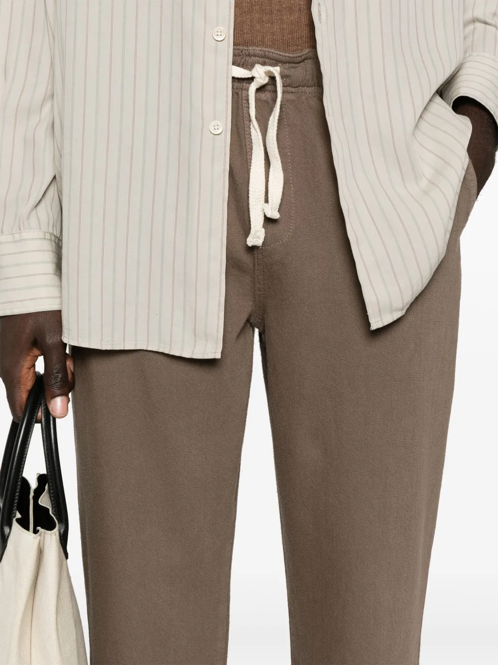 FRAME Straight broek Bruin