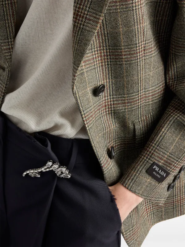 Prada ギャバジン パンツ | ブルー | FARFETCH JP