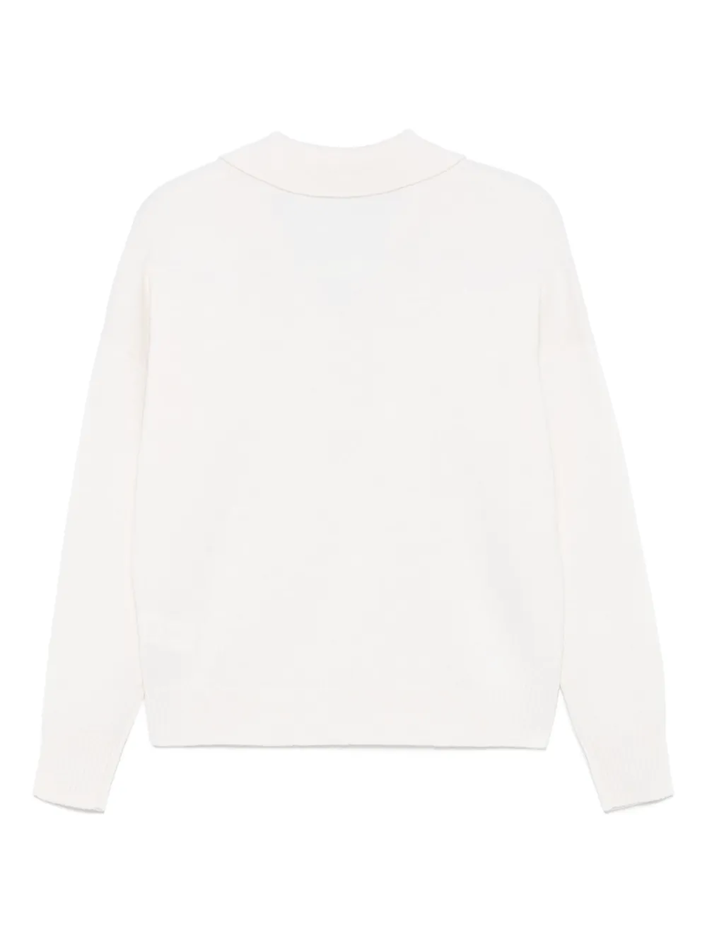 Peserico Polotop met lange mouwen - Beige