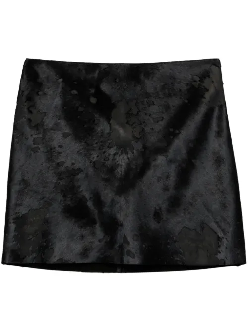 Minijupe à taille ceinturée - Prada - Modalova
