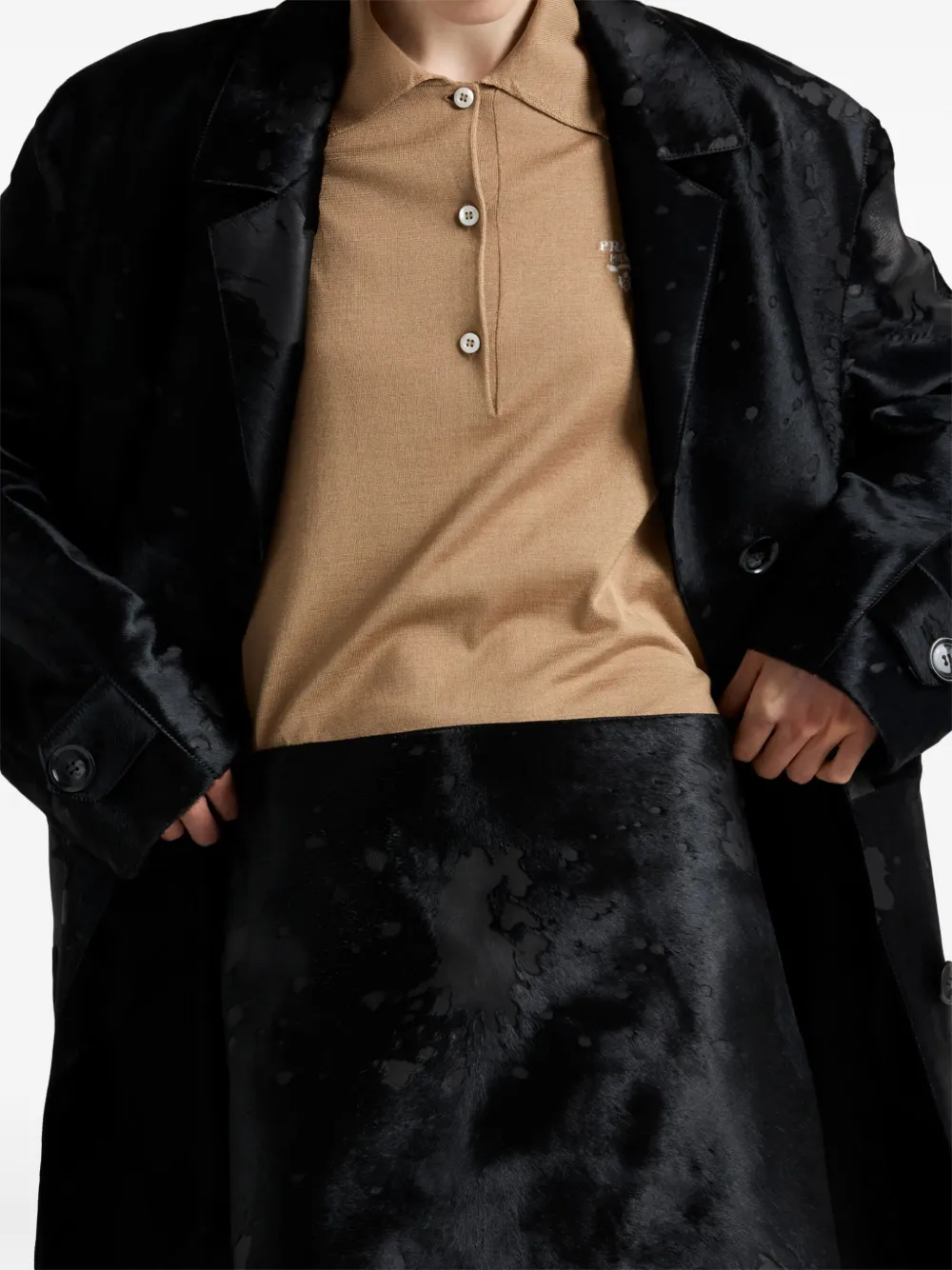 スカート PRADA Leather Skirt size40 28397857_57761030_1000.jpg