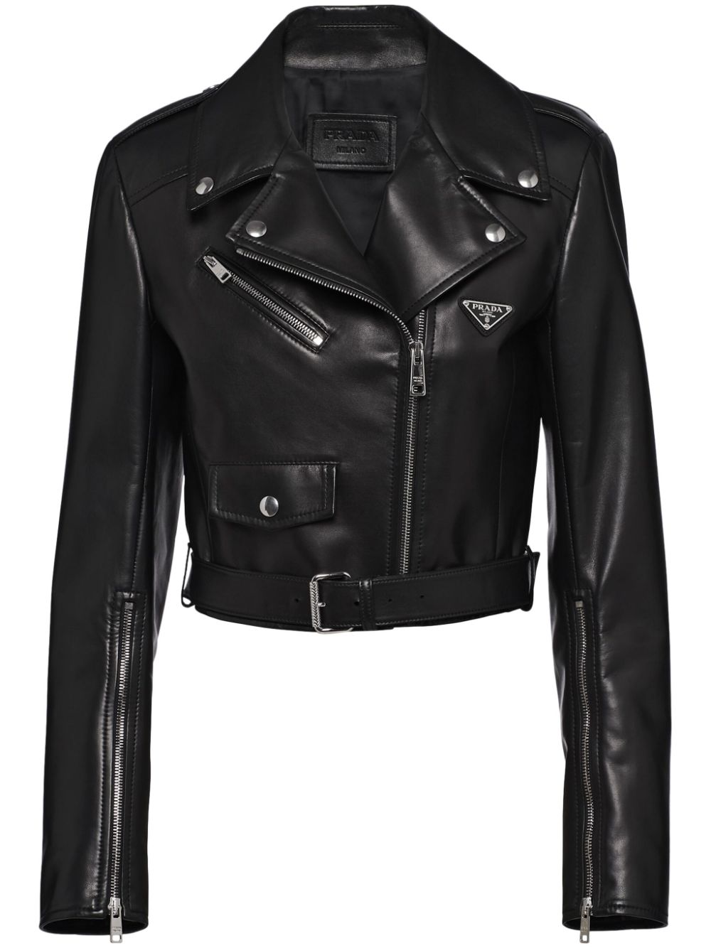 leather biker jacket