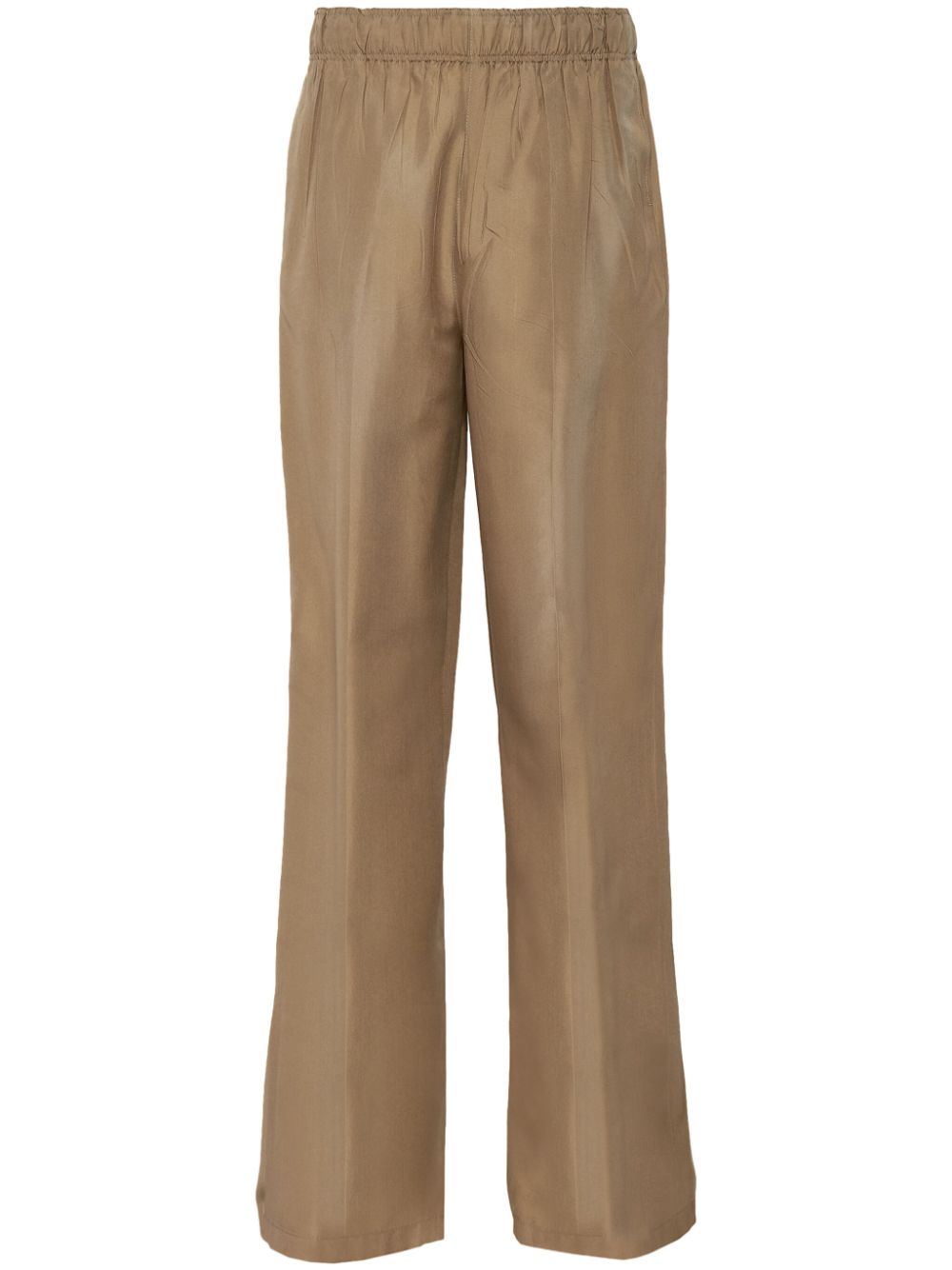 Prada silk trousers - Neutrals