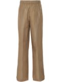 Prada silk trousers - Neutrals