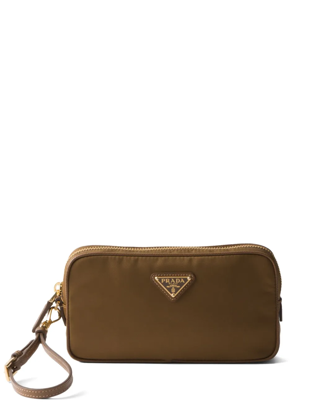 Prada Re-Edition 1978 Re-Nylon クラッチバッグ - ブラウン Prada Re-Edition 1978 Re-Nylon クラッチバッグ - ブラウン