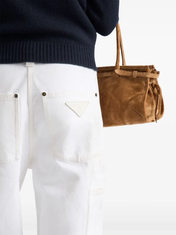 正規店買付★PRADA キャンバスパンツ Prada キャンバス パンツ | ホワイト | FARFETCH JP