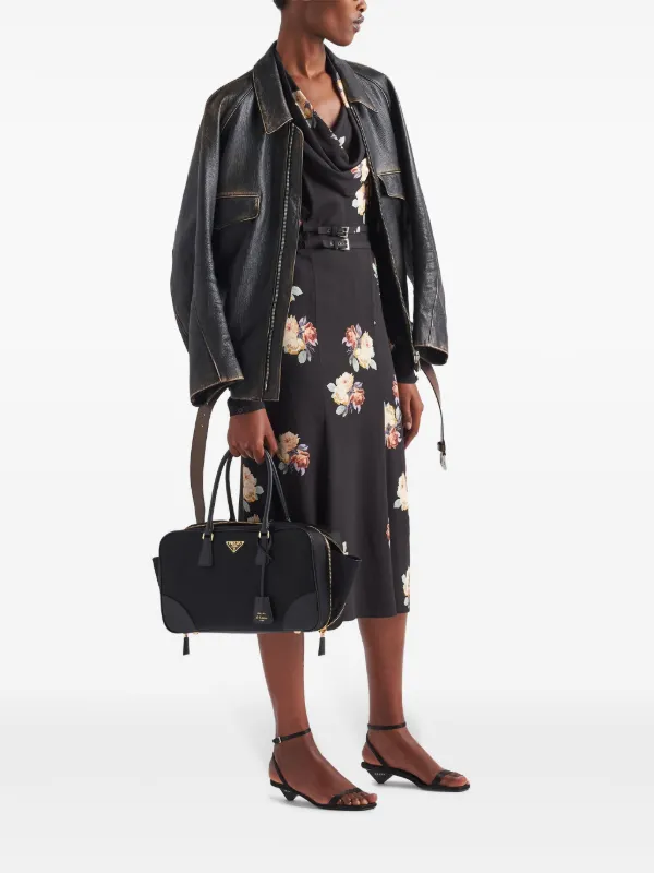 ジャケット・アウター OLD PRADA LEATHER JACKAT 9bec9f1fca74e6aff5424fb71cdd3c