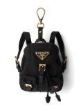 Prada backpack-charm keyring - Black