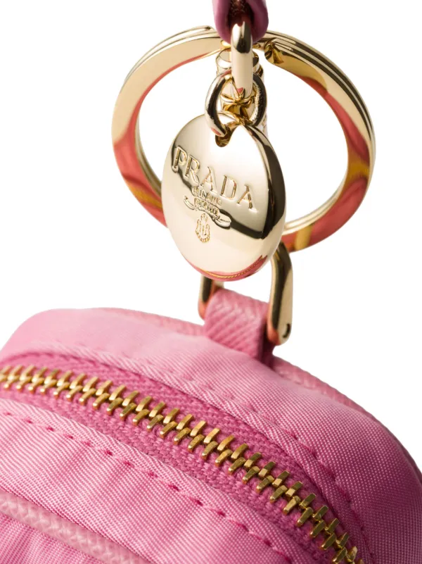 【リリー⭐︎】PRADA キーチェーン Prada Re-Edition 1978 Keychain | Blue | FARFETCH HK