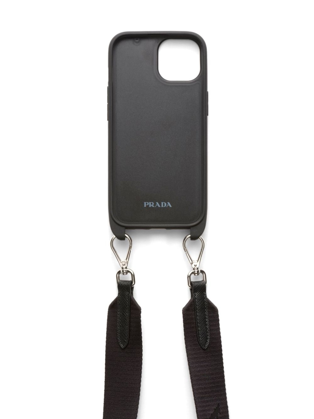 Shop Prada Triangle Logo Iphone 15 Max Case In 粉色