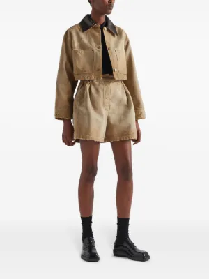 Prada プラダ テーラードミニショーツ Prada（プラダ）ウィメンズ ショートパンツ＆キュロット - FARFETCH