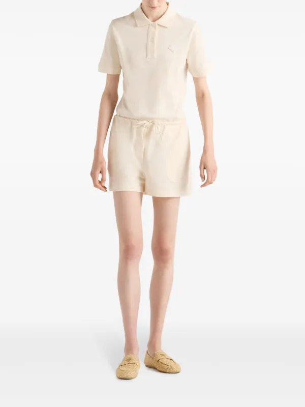 【プラダ・PRADA】Pique shorts Prada Piqué Shorts | Yellow | FARFETCH GE