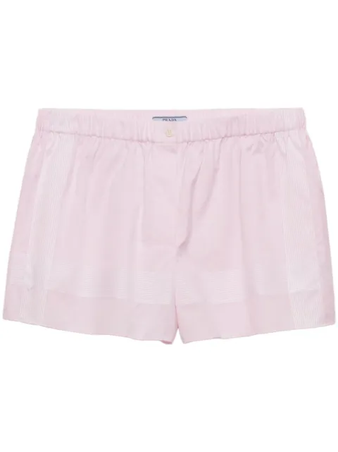 Prada shorts con pretina elástica