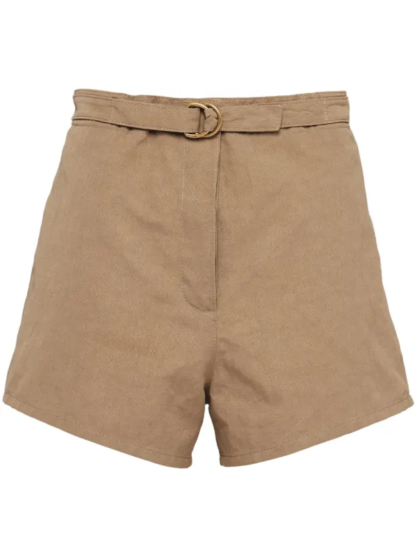 ショートパンツ PRADA Women Shorts  Burmudas P272HSOOO14WQF0241 BROWN Prada Bermuda Shorts In Brown | ModeSens