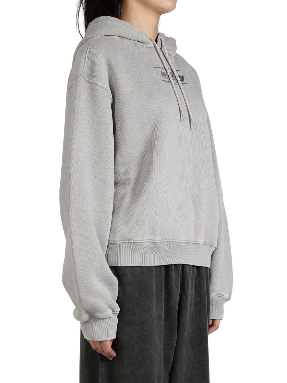 Cheap Alexander Wang logo-embroidered hoodie Women