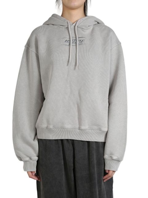 Cheap Alexander Wang logo-embroidered hoodie Women