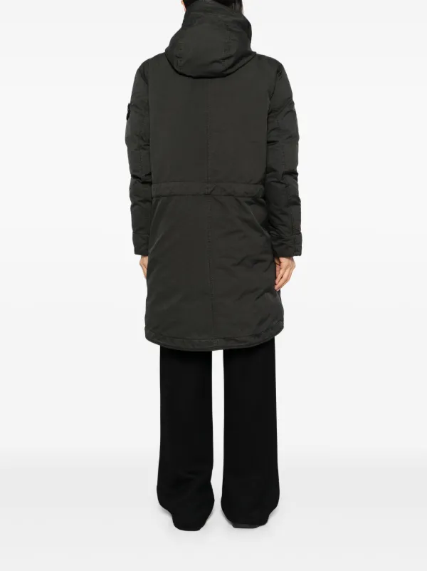 Stone Island ダウンジャケット | ブラック | FARFETCH JP
