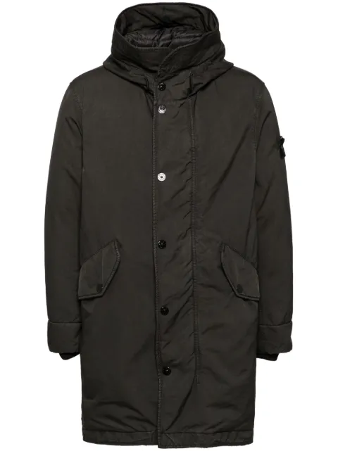 Stone Island buttoned-up down jacket