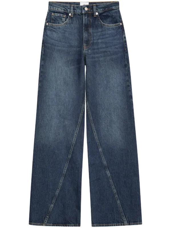 ANINE BING Brie ジーンズ | ブルー | FARFETCH JP