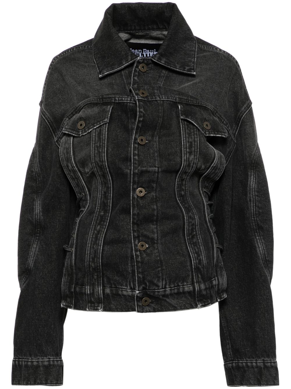 long-sleeved denim jacket