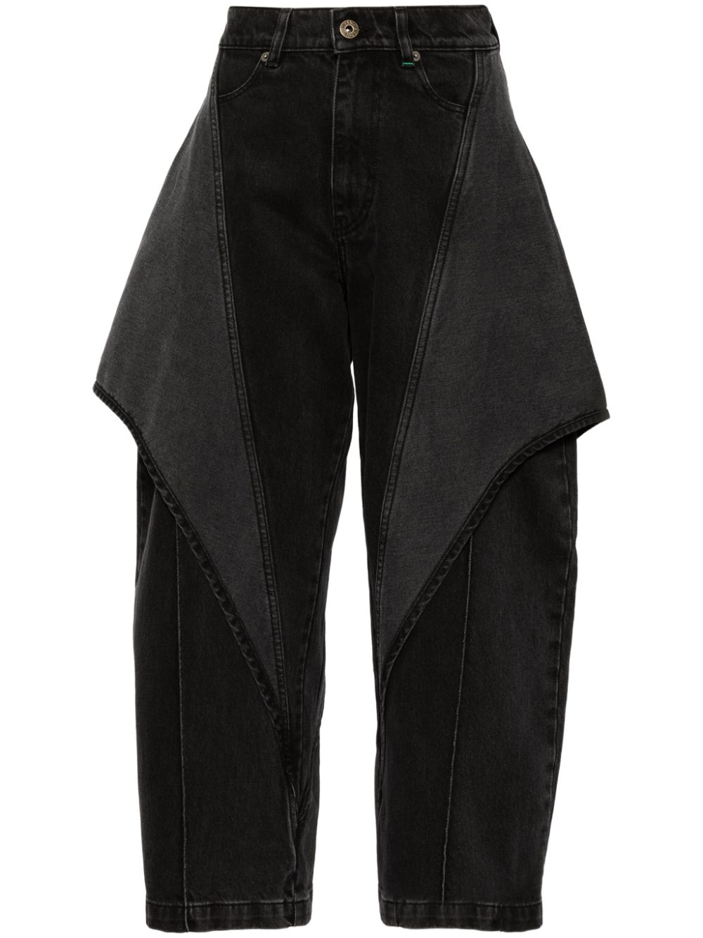 JW ANDERSON CROPPED SCULPTURAL JEANS 