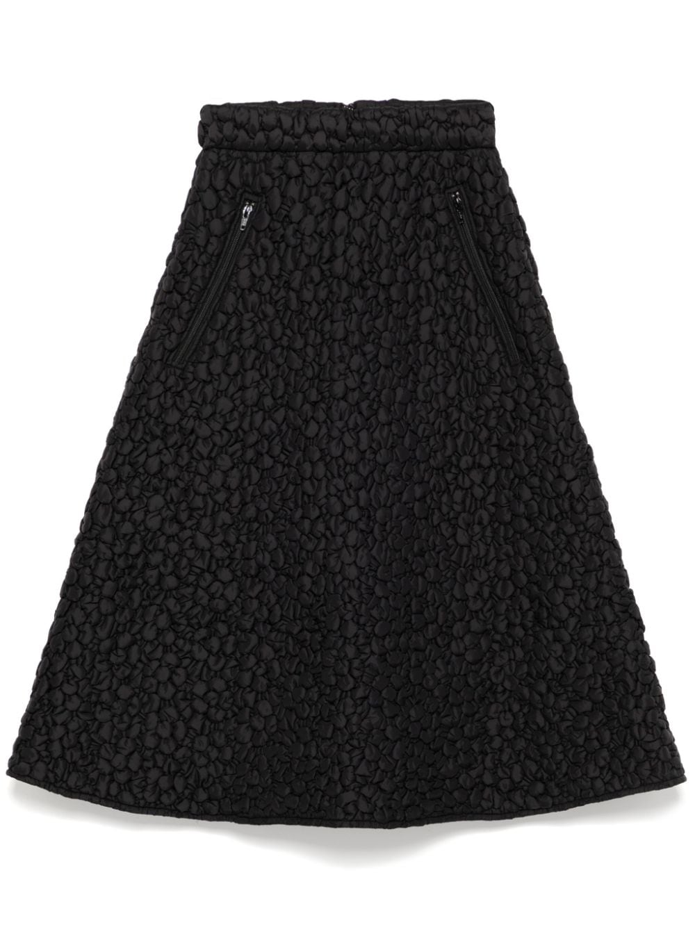 Shop Melitta Baumeister Quilted A-line Skirt In Black