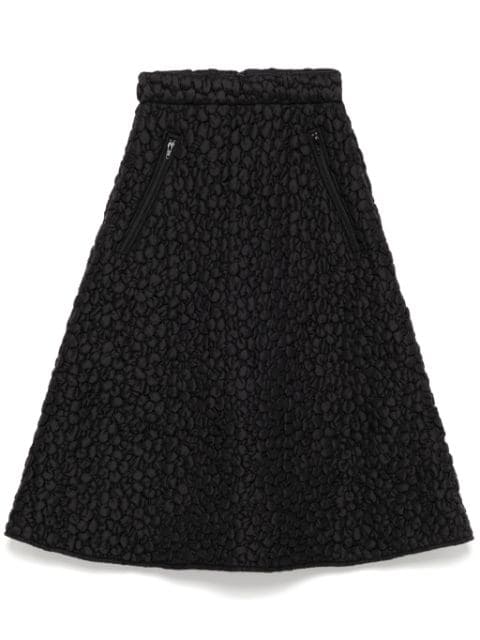 Melitta Baumeister quilted A-line skirt