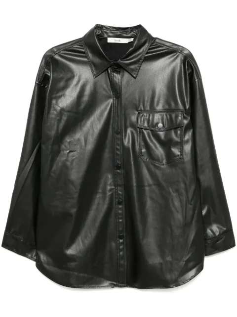 b+ab faux leather shirt