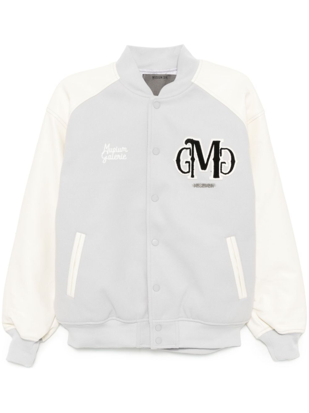 logo-patch bomber jacket