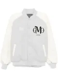 Musium Div. logo-patch bomber jacket - Grey
