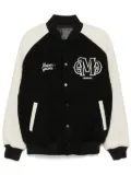 Musium Div. logo-patch bomber jacket - Neutrals