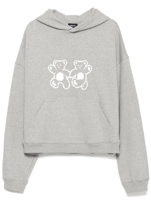 【関税込み】We11done グレー Teddy フーディ We11done Teddy Twins パーカー | グレー | FARFETCH JP
