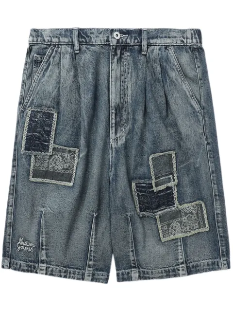 Musium Div. appliqué bermuda shorts