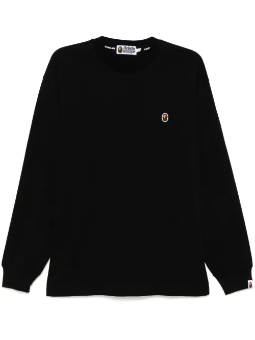 T-shirt One Point à manches longues - A BATHING APE® - Modalova