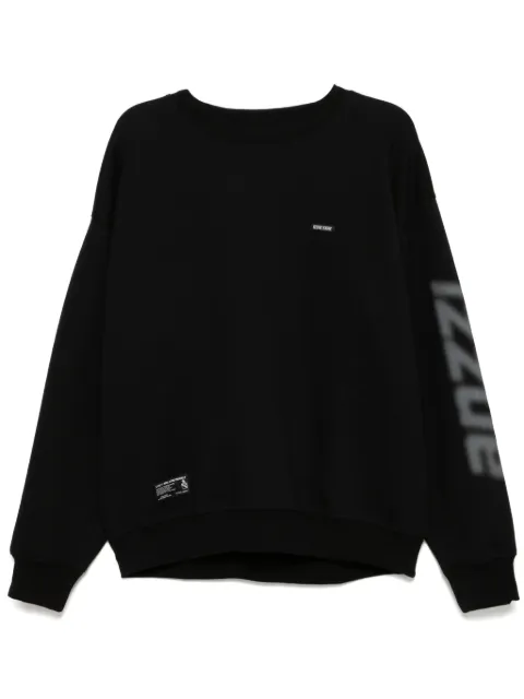 izzue logo print sweatshirt