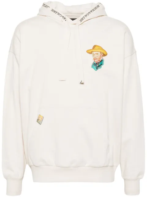 Musium Div. Logo embroidered hoodie