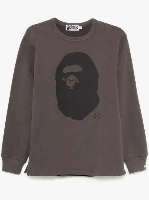 A BATHING APE® Ape head brushed-cotton sweatshirt