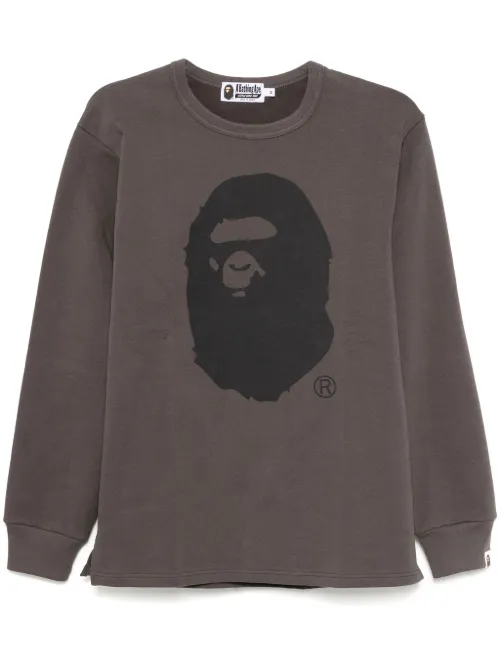 Sweat Ape Head en coton brossé - A BATHING APE® - Modalova