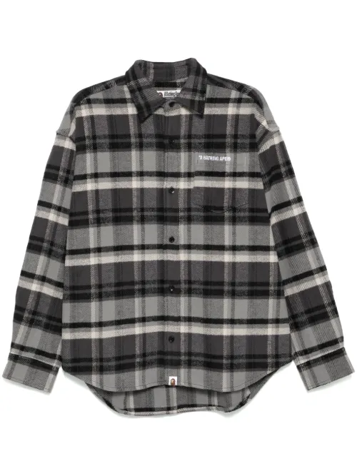 Chemise en flanelle à carreaux - A BATHING APE® - Modalova
