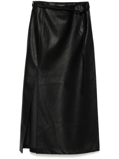 b+ab jupe à taille ceinturée