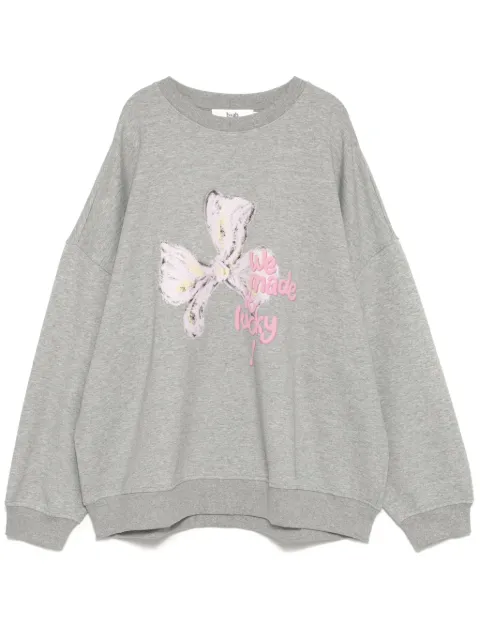 b+ab sudadera con estampado gráfico