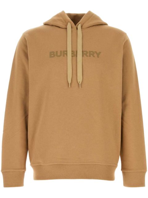 Burberry rubberised-logo hoodie Men