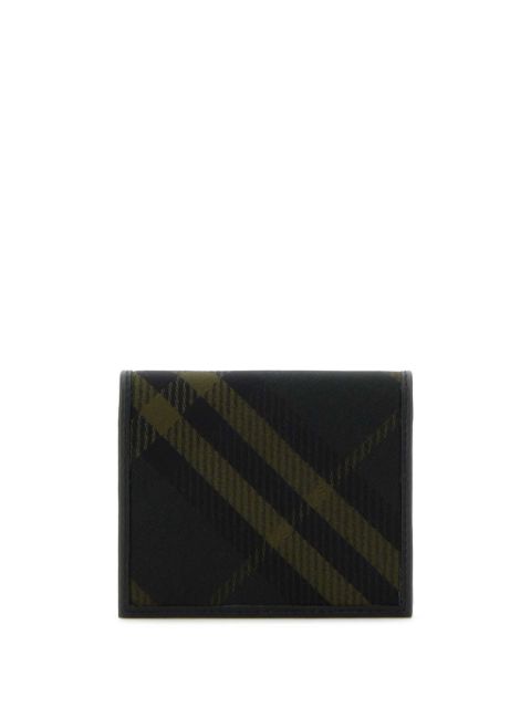 Burberry check-print canvas wallet Men