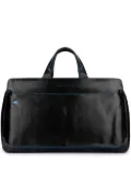 PIQUADRO leather duffle bag - Black