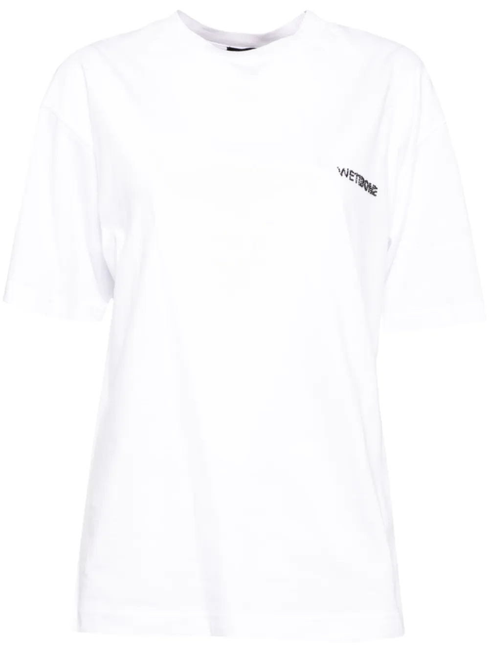 We11done ビーズロゴ Tシャツ - ホワイト We11done ビーズロゴ Tシャツ - ホワイト
