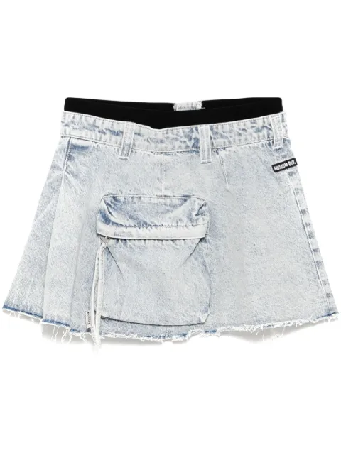 Musium Div. zip fastening mini skirt