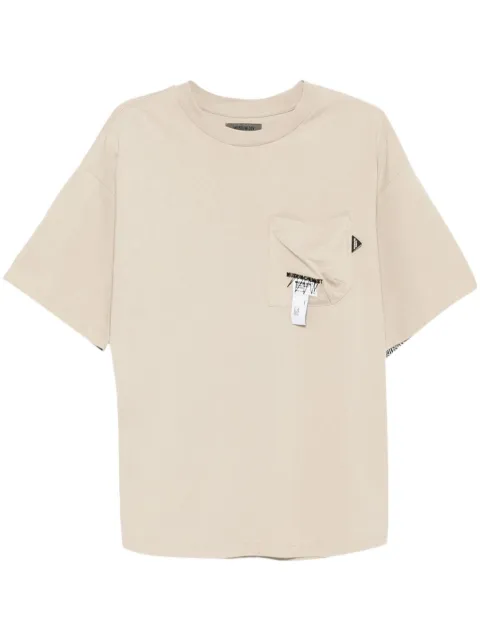 Musium Div. patterned pocket T-shirt